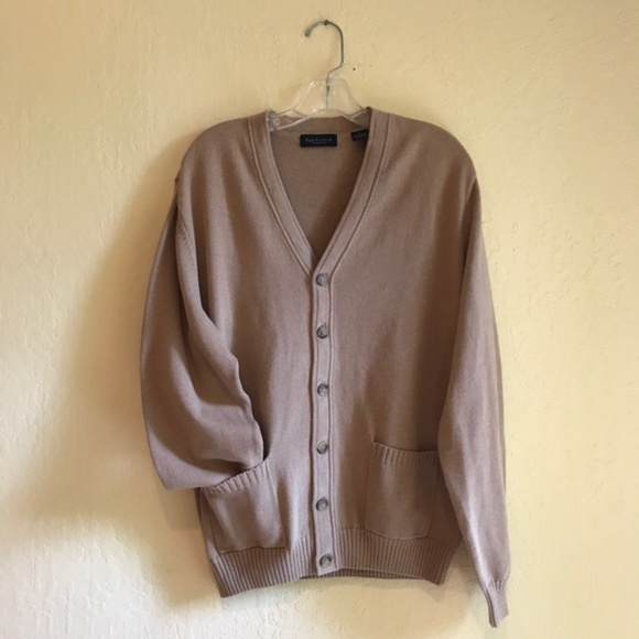 Van Heusen Other - Tan color cardigan by Van Heusen size M